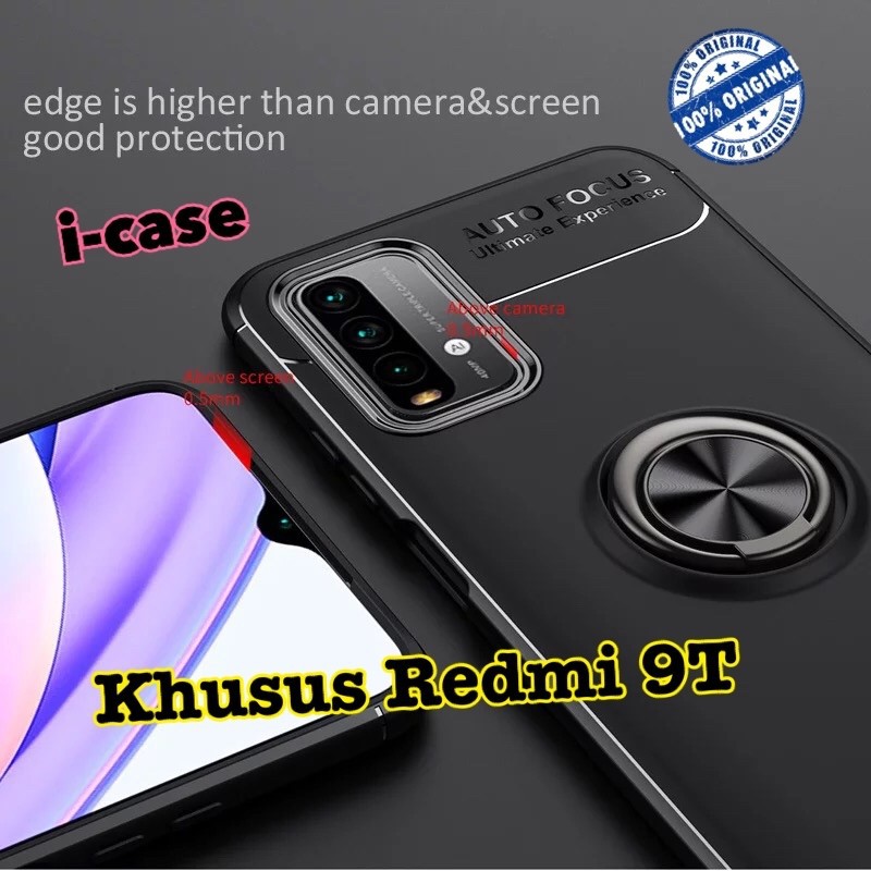 Soft Case Redmi 9T iRing AutoFocus Ori Xiaomi Redmi9 T case Redmi9T