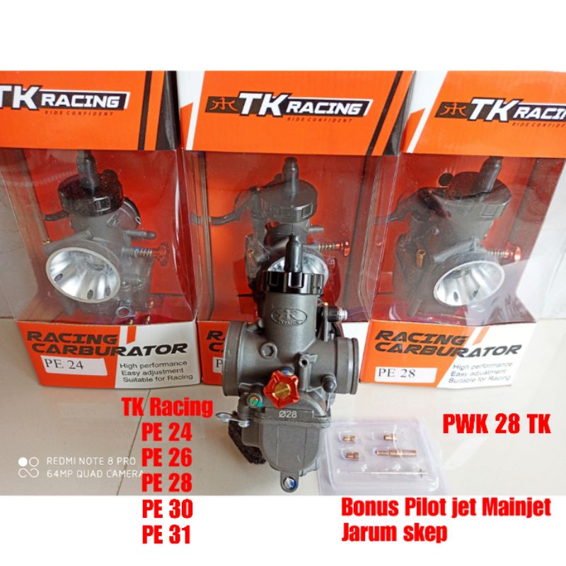 Jual Karbu Karburator TK racing PE 24 26 28 30 31 Karbu PWK 24 26 28 TK ...