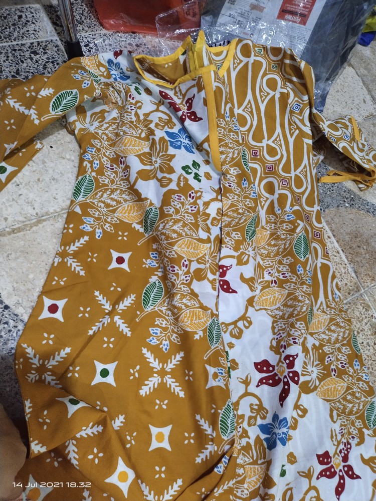 Rahajeng Tunik Batik Cap Colet Premium | Dress Batik Cap Asli