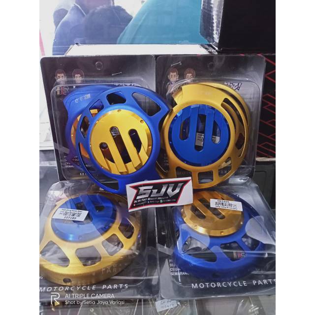 PELINDUNG KIPAS BEAT CNC BLUE/GOLD TERMURAH