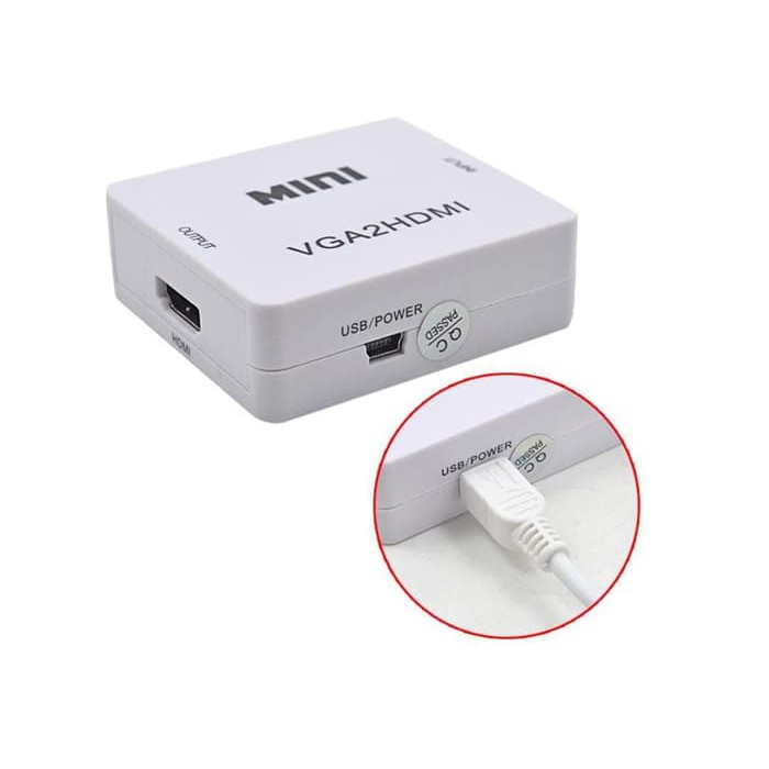 VGA TO HDMI Adapter mini VGA2HDMI BOX