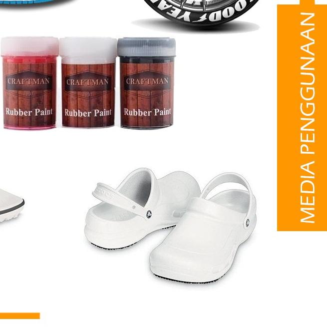 rubber paint (cat karet untuk ban dan sol sepatu)