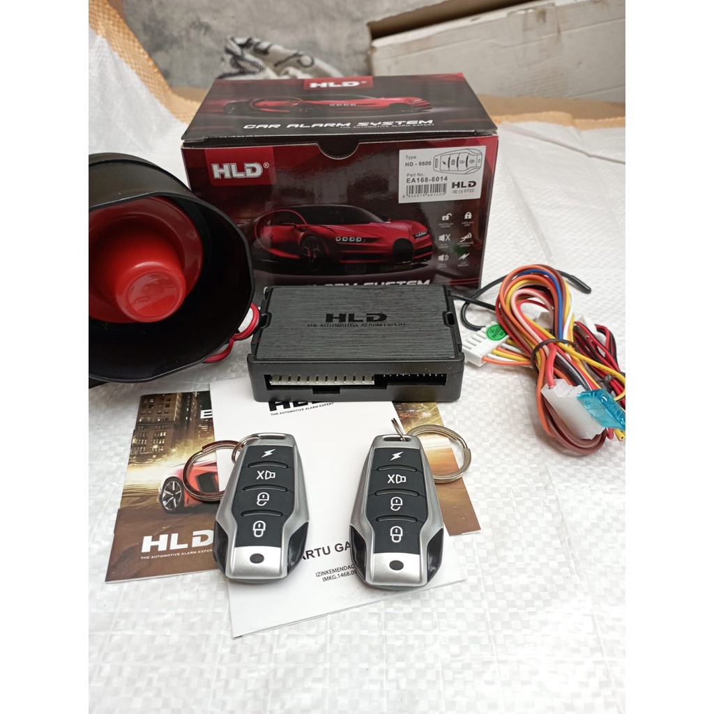 Car Alarm Mobil system merk HLD PREMIUM Remote Remot /Car Alarm HLD HL-7700 / HD-6600 System Kunci HLD Model Tombol Universal Remot Alarm Mobil Berkualitas 1 Set