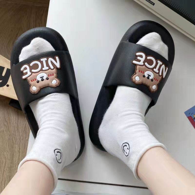 Sandal Wanita Jelly IMPORT Empuk PVC NICE BEAR