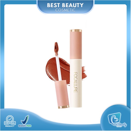 ★ BB ★ FOCALLURE Velvet Smooth Lip Glaze - Matte Nude  FA 196 | FA196