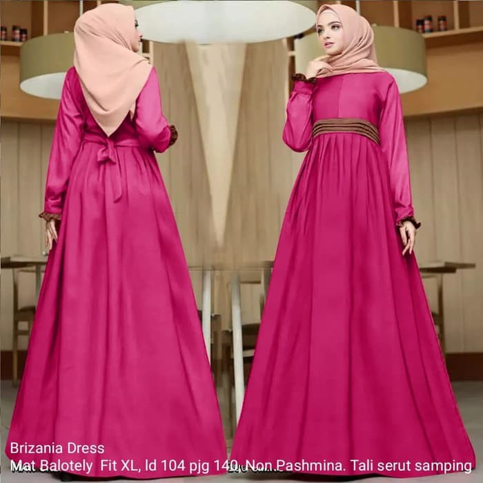 [BRIZANIA KB SC] Maxi dress wanita balotelly varian warna