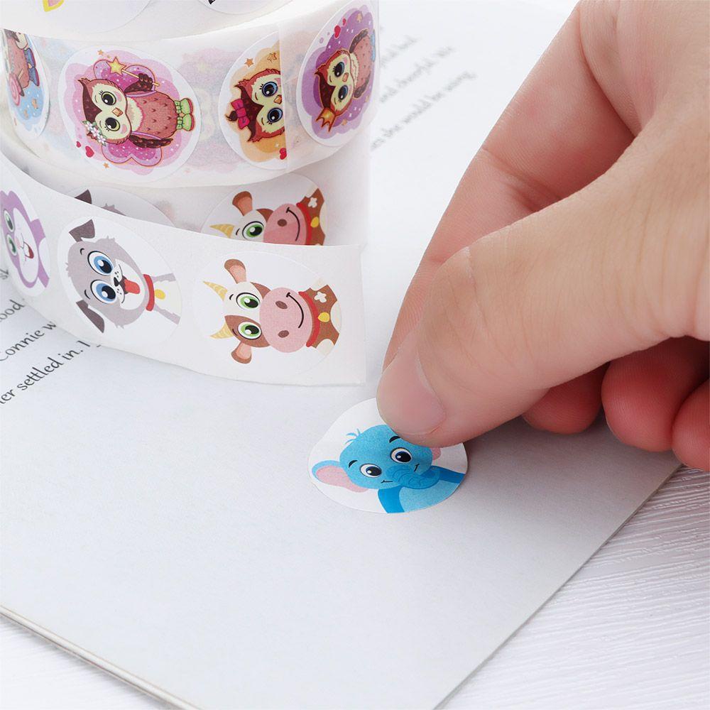 Top Animal Sticker New Handmade Stiker Anak Dekorasi Sekolah Alat Tulis Stiker