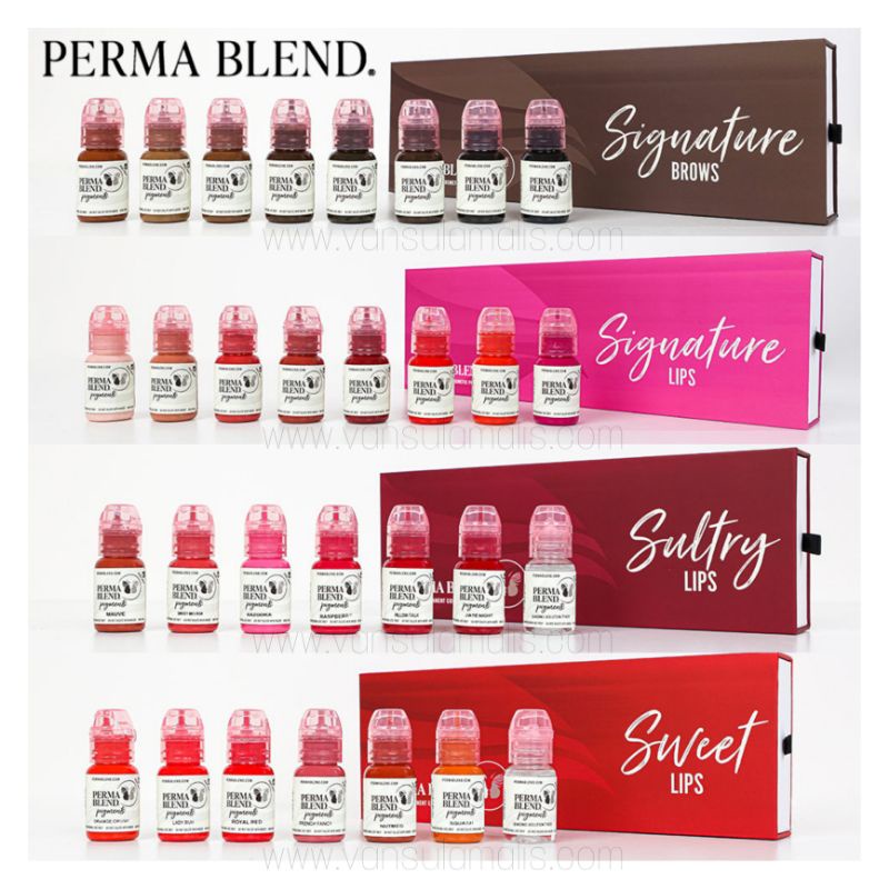 TINTA SULAM ORIGINAL PERMABLEND ALL COLOR MADE IN USA 15 ml