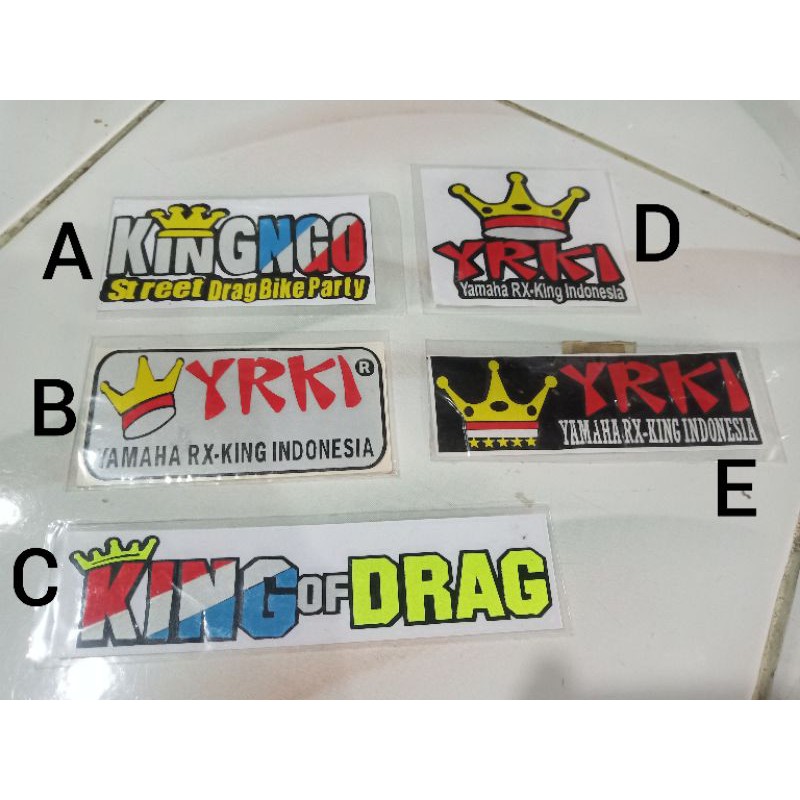 Stiker YRKI RX KING STIKER TIMBUL posfor yamaha rx king