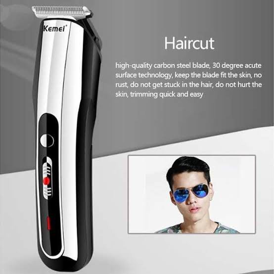 Promo Terbaru!!! Alat Cukur / Pencukur Kumis Jenggot Dan Rambut Multifungsi Merk Kemei KM-7677 Berkualitas