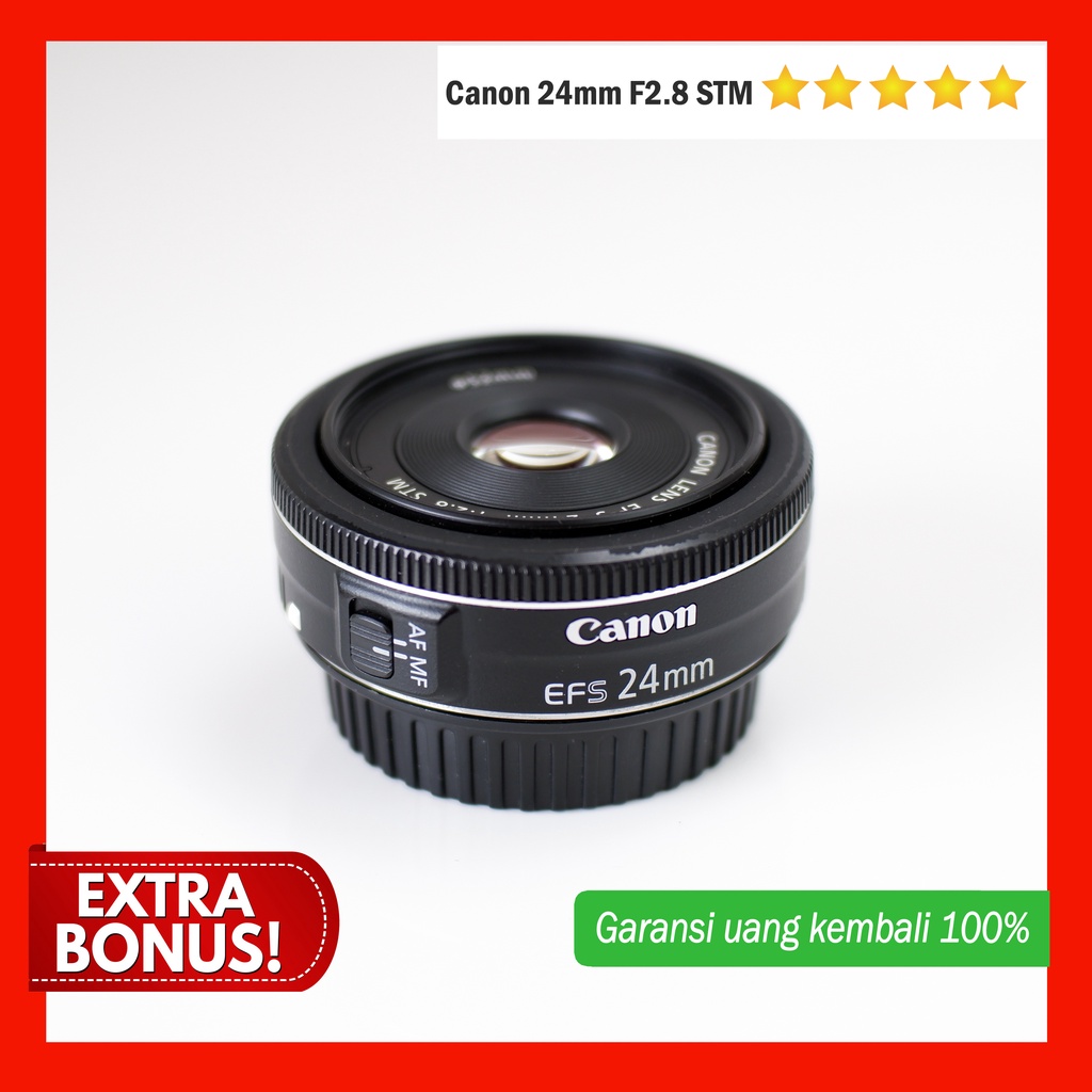 Lensa Fix Canon 24mm STM