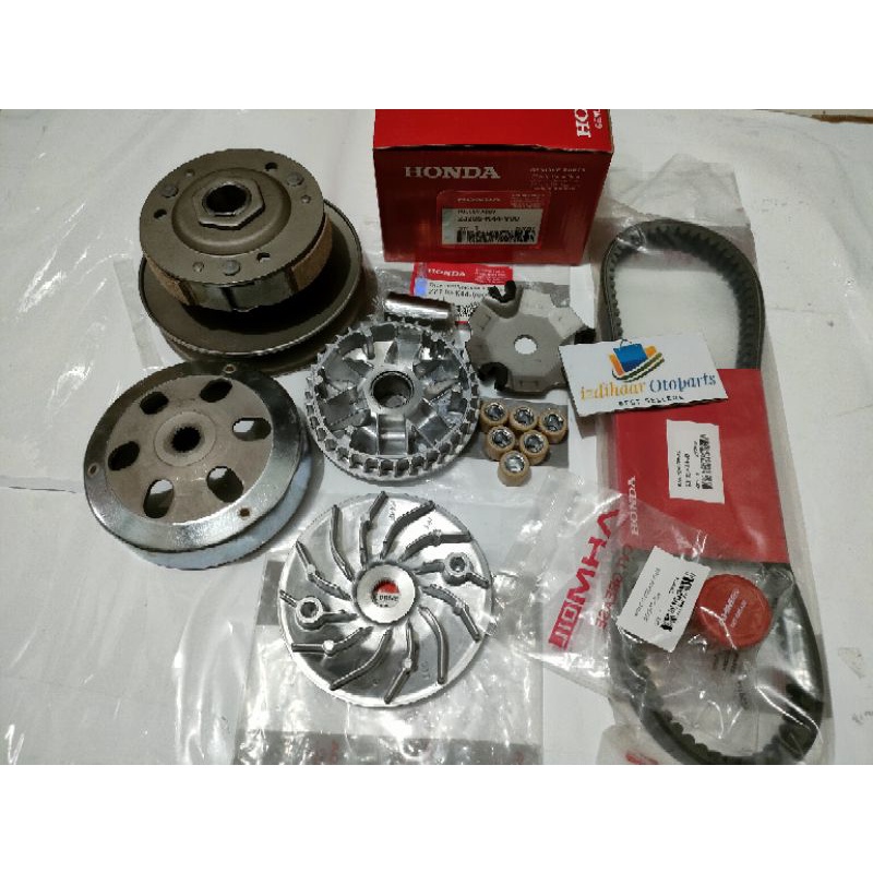 Paket komplit CVT Honda Beat esp, beat fi esp, Scoopy esp,beat pop (starter Halus)