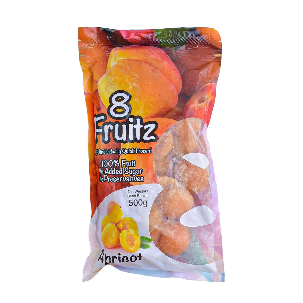 Frozen IQF Apricot / Aprikot Beku 500 Gr