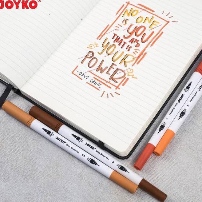

〈〈COD〉〉 Color Brush Pen Pena Kuas Warna Joyko CLP-07 24 Warna Color