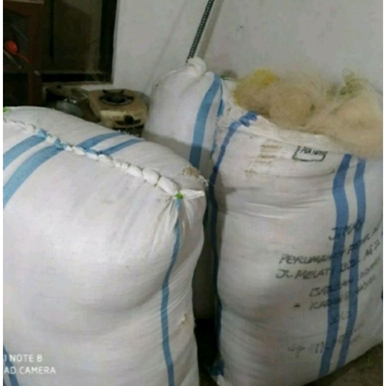 jaring bekas nelayan media filter kolam akuarium pengganti japmat