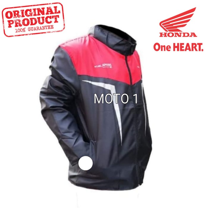 MOTOR-JAKET- JAKET MOTOR HONDA ONE HEART ORIGINAL 100% -JAKET-MOTOR.