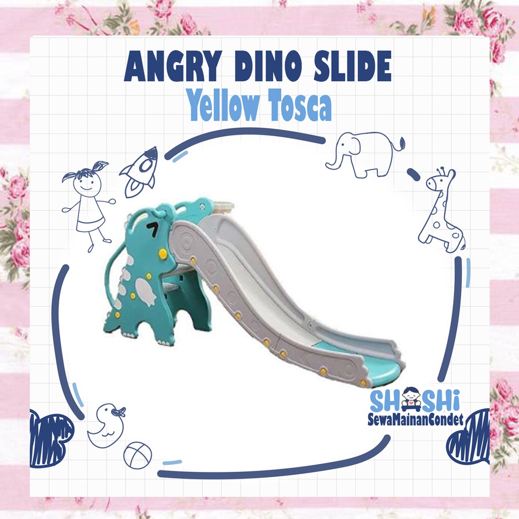 Sewa  Angry Dino Slide Yellow Tosca