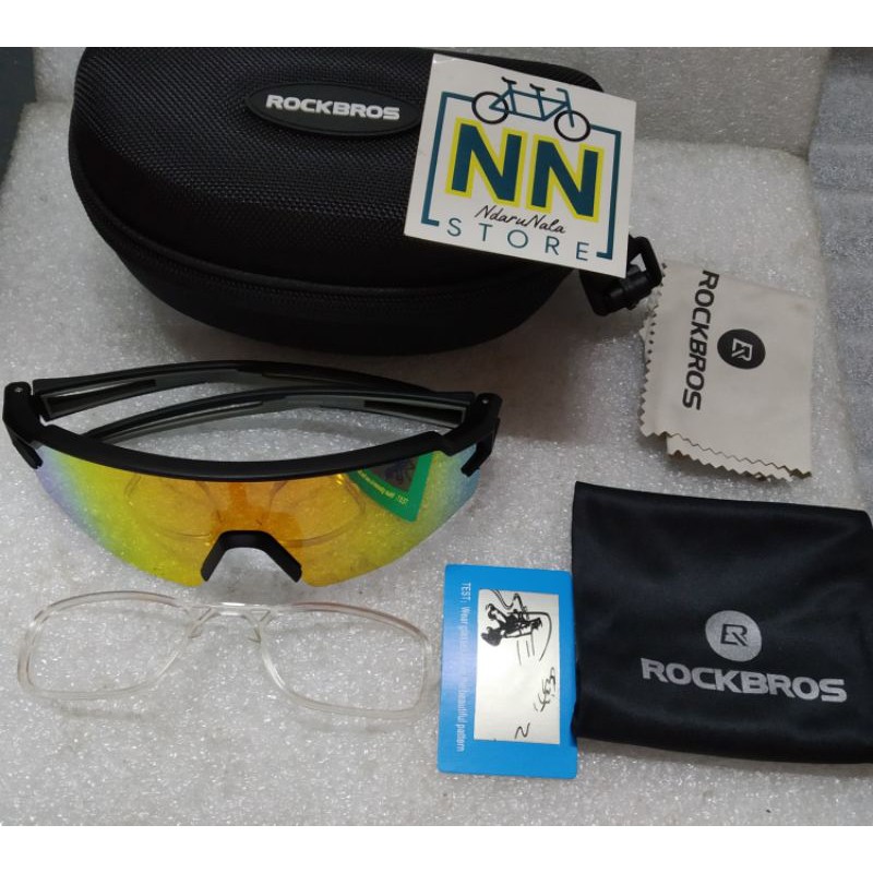 Kacamata Rockbros Polarized nn store untuk Pria Wanita bersepeda