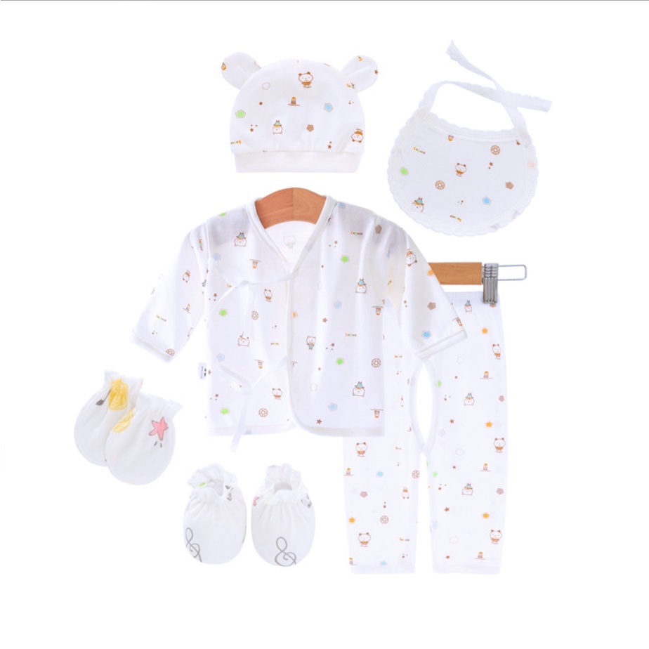 Piyama Bayi Set / Baju Set Celana Sarung Tangan Kaki