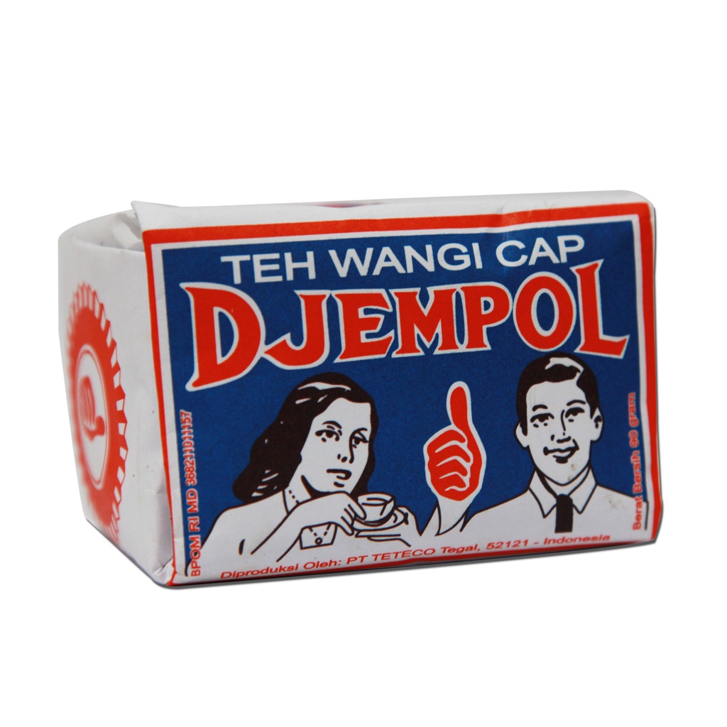 Teh Wangi Cap Djempol Biru Kemasan Tail 90 gram 1 pcs - Tubruk Melati