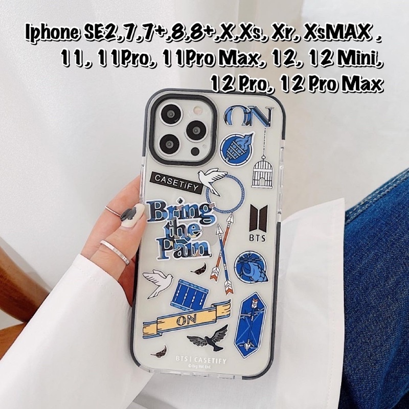 BTS Casetify Case Iphone 6 6s 6s+ 6+ 7 7+ 8 8+ X Xs Xr XsMAX 11 11Pro 11ProMax 12 12Mini 12 Pro Max