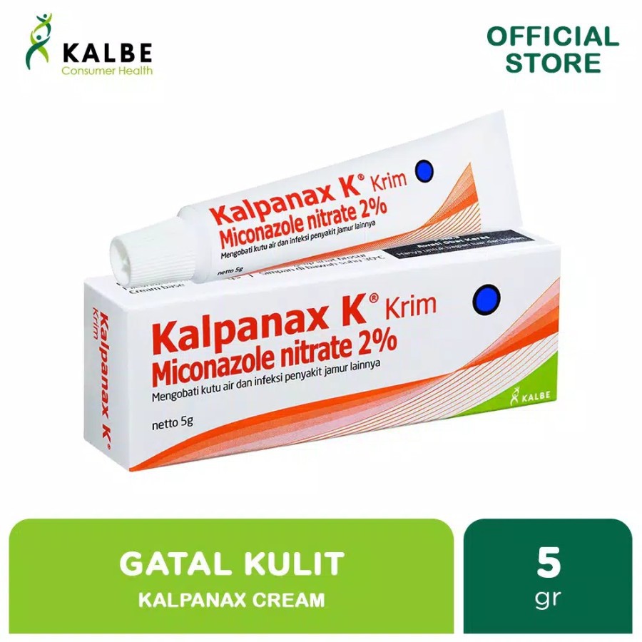 KALPANAX K Krim obat Gatal Jamur 5 gr Cream Original