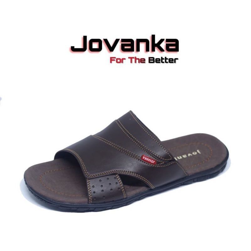 SANDAL KULIT PRIA/SENDAL PRIA DEWASA JVK 06