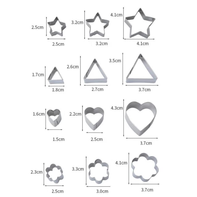 TERMURAH Cetakan Cookie Cutter 1 Set Isi 27pcs / Cetakan Dalgona Candy / Cetakan kue kering SERBAGUNA