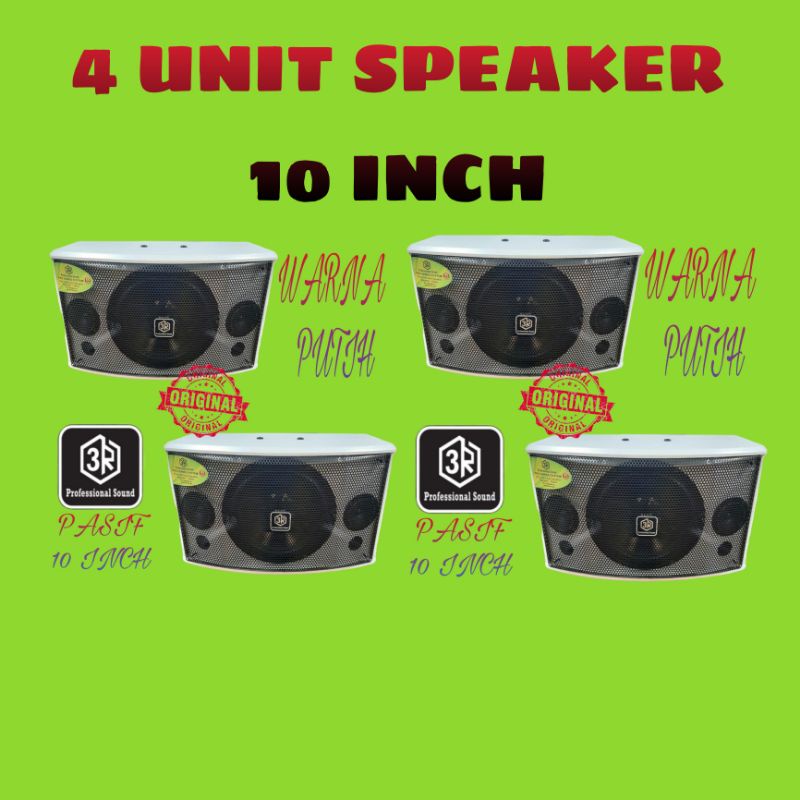 Paket Sound System 4 Titik 10 Inch 3R Corvus Buat Di Cafe , Restoran