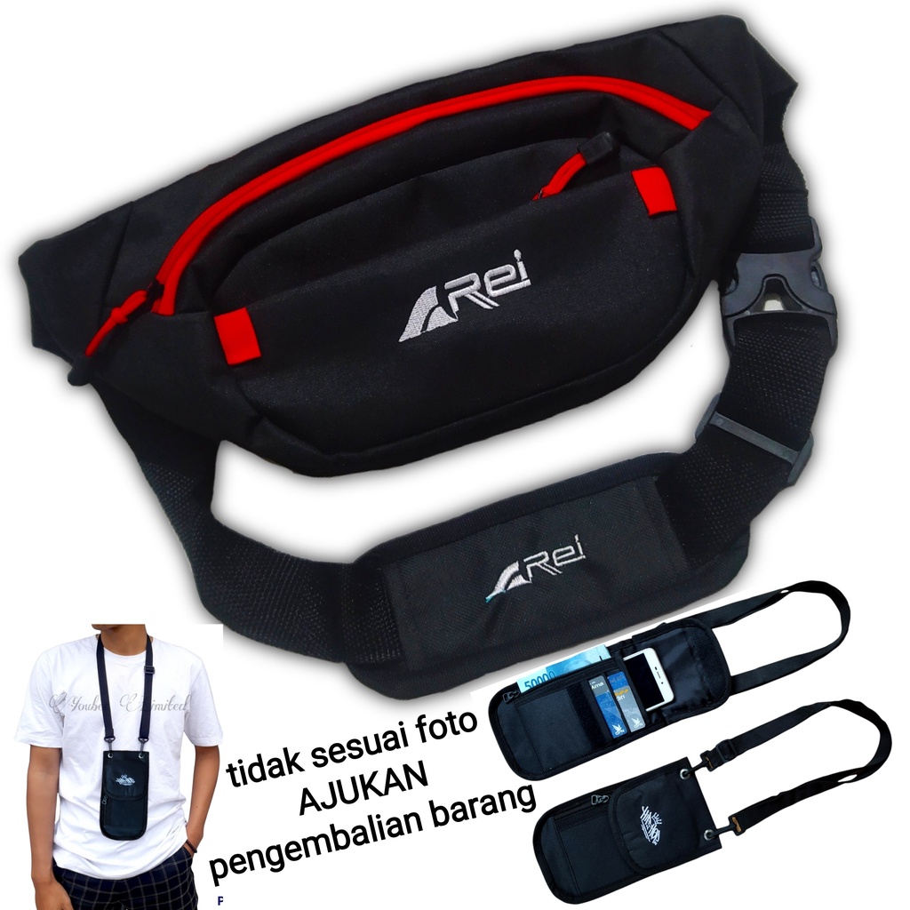 WAISTBAG DnZ TAS PINGGANG DAN TAS SELEMPANG BAHU PRIA