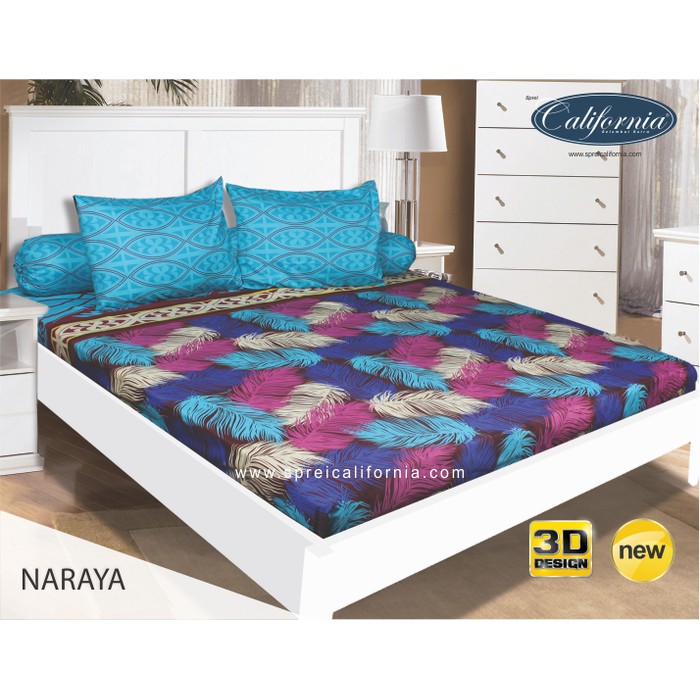 SPREI CALIFORNIA 180  4 BANTAL 2 GULING