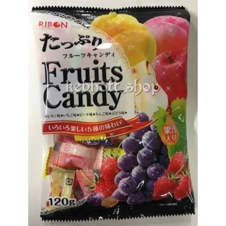 

Ribon Tappuri Japan Fruit Candy permen jepang aneka rasa 120 gr