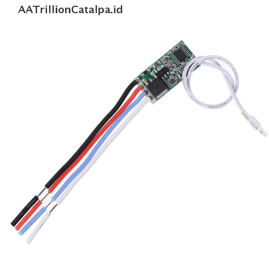 (AATrillionCatalpa) Modul Saklar Remote Control Wireless 433Mhz 3.6V-24V Untuk Lampu LED