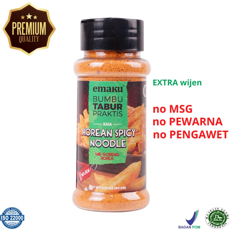 

Bumbu Korea / Korean Spicy Noodle powder / Bumbu Dapur / Bumbu Dapur Premium / rempah-rempah 60g