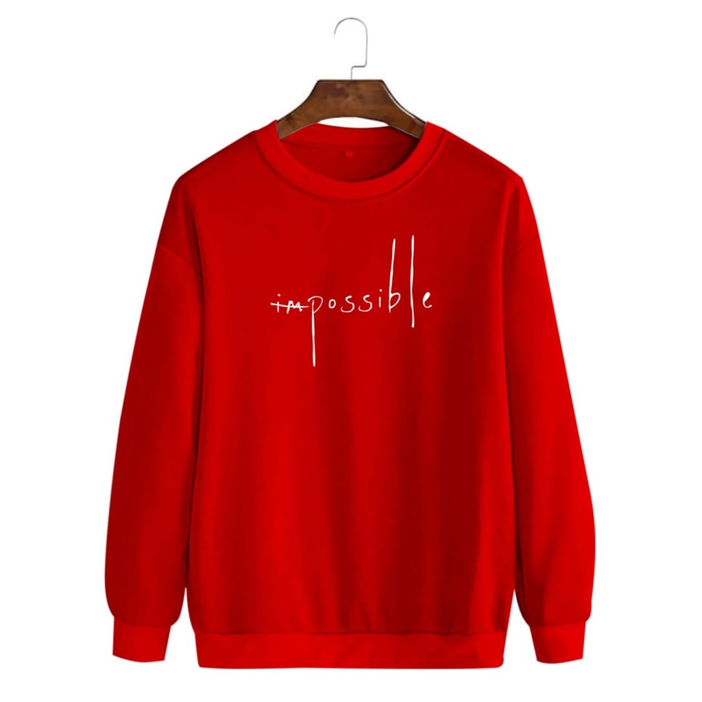 COD/ARPIOSSHOP - BAJU IMPOSSIBLE - SWEATER PRIA/WANITA MODEL KEKINIAN