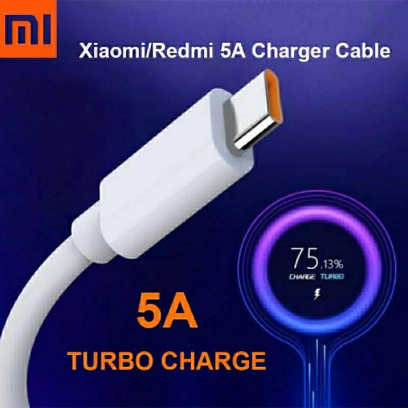 Kabel data TURBO  XMI TYPE C RDMI NOTE NOTE 9/ 9 PRO/NOTE 10/10 PRO/ X3/ M3/MI 6 Fast charging(001)