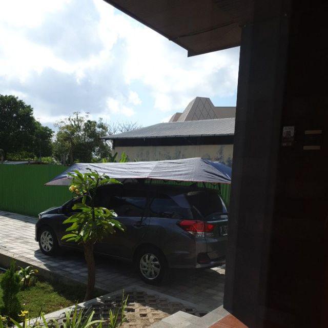 Car Umbrella Tenda Payung Mobil Atap Pelindung Penjaga Suhu Portabel Otomatis Remot