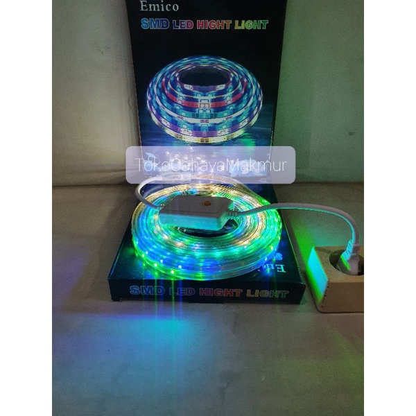 Lampu Led Hias Selang Stripled Outdoor Indoor 10M 10Meter SMD Warna Warni RGB