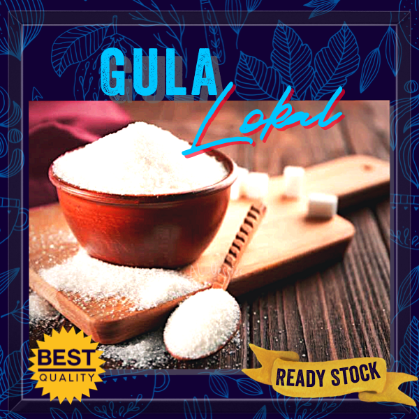 

GULA PASIR PUTIH LOKAL / GRANULATED SUGAR PER 1 Kg