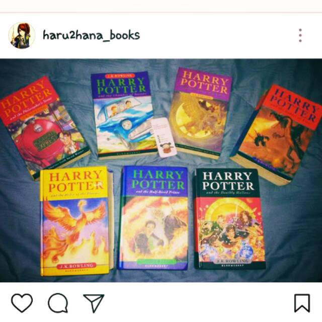 Harry Potter Bloomsbury ORI set bahasa inggris