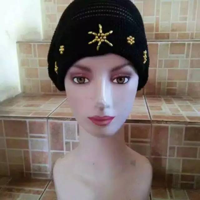 AF2 Ciput rajut kupluk nenek / rajut kupluk nenek murah