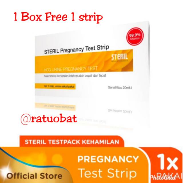 Testpack Test pack Tes hamil test kehamilan Testpack Steril Pregnancy Tes Strip eceran