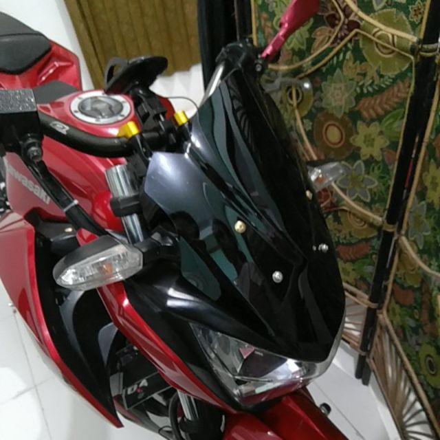 Windshield Winsil Variasi Aksesoris Visor Kawasaki Z250 Short PRESISI