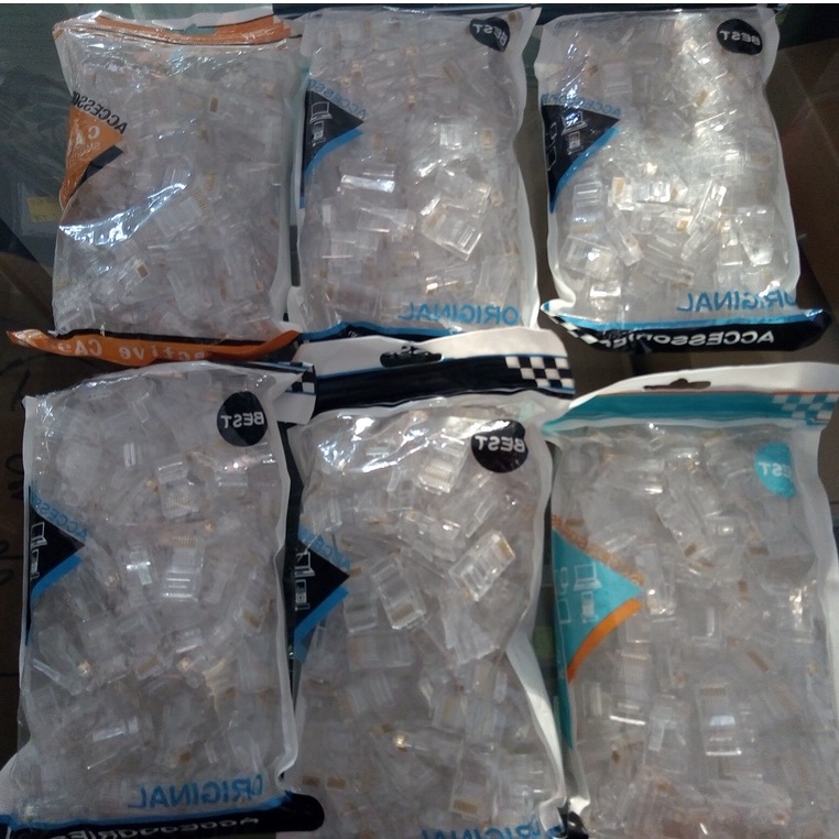 konektor conector rj45 rj-45  isi 100