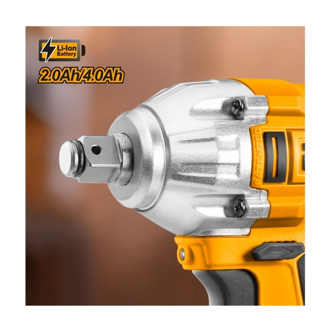IMPACT WRENCH CORDLESS 20V UNIT ONLY BUKA BAUT BATERAI INGCO CIWLI2001