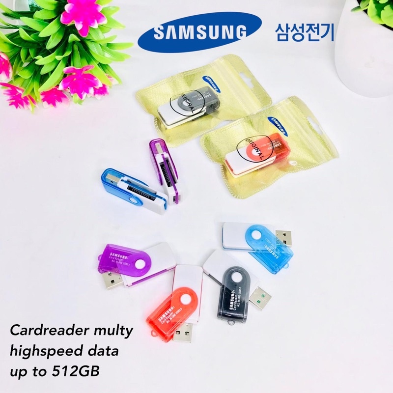 PROMO CARD READER SAMSUNG 4in1 MULTY HIGH SPEED DATA TRANSFER UP TO 512GB