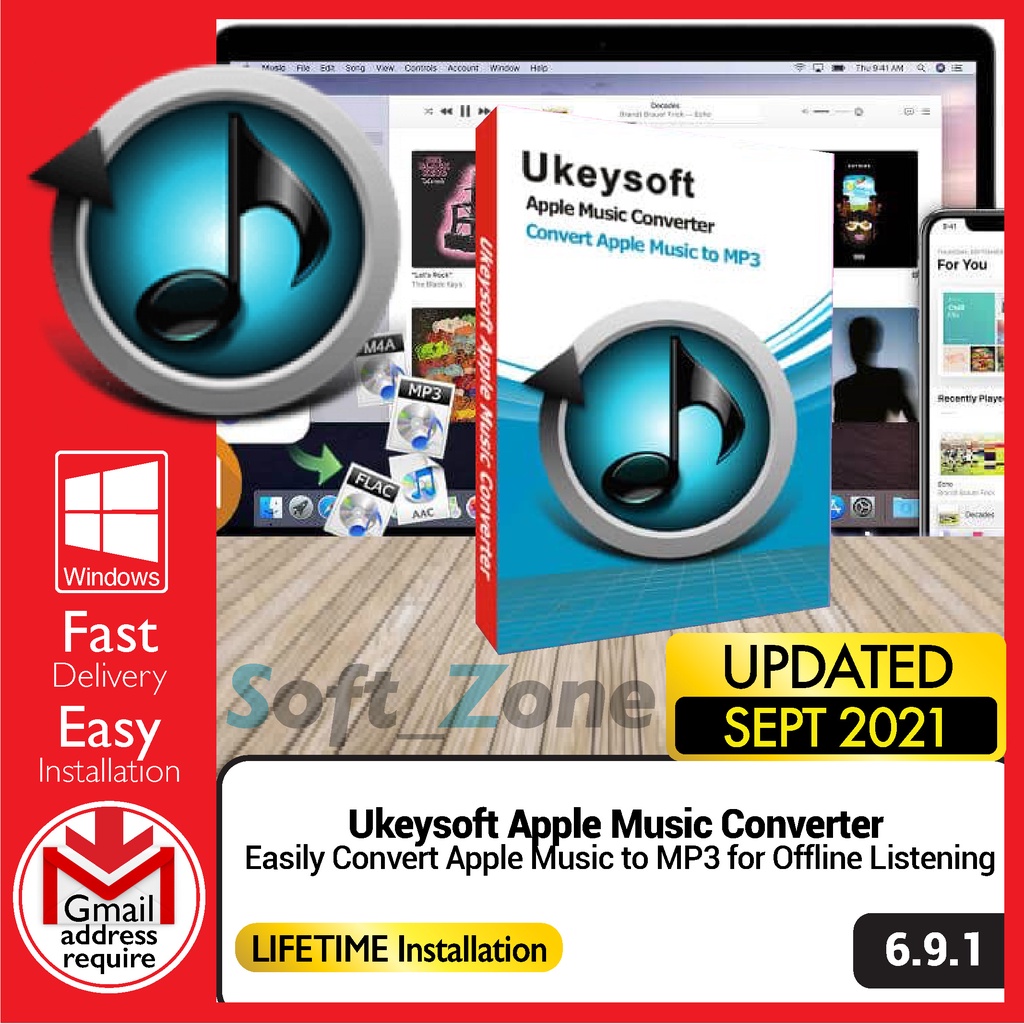 

Ukysft Appl Msc Cnvrtr 6.9.1 - Cnvrt Appl Msc t MP3 fr Offln Lstnng [WINDOWS x64] - Dgtl Dwnld