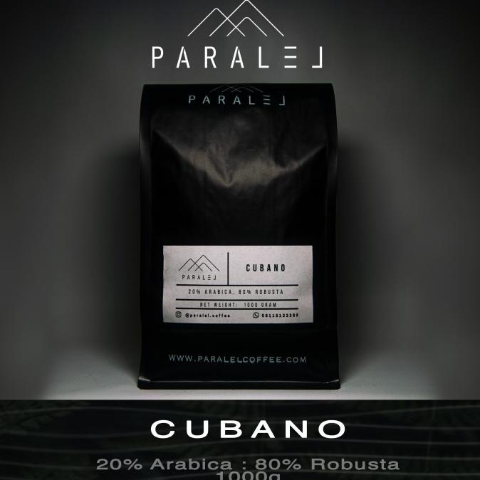 

[COD] Cubano 80% Robusta : 20% Arabica 1kg Coffee beans biji kopi [COD]