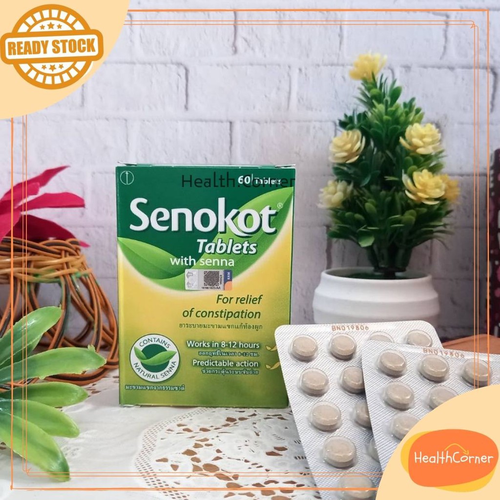 Senokot with Senna For Relief of Constipation 60tabs, /Constipation/Sembelit