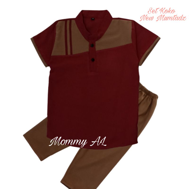 [MOMMY AL]BAJU KOKO ANAK  MUMTAZD  1-5 TAHUN/Baju koko anak laki laki/Baju koko anak/Baju koko anak laki laki setelan/Baju koko anak laki laki 1 tahun/Baju koko anak laki laki 3 tahun/Baju koko anak laki laki 2 tahun/Baju Kok Anak Laki/Set koko anak laki